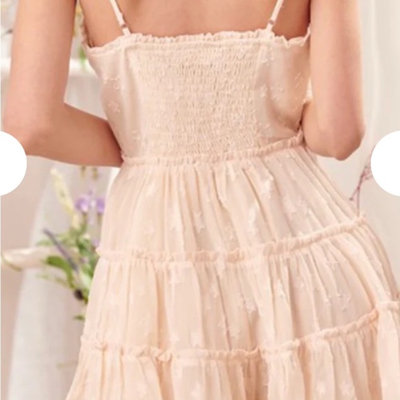 STORIA Peach Star Embroidered Romper S - Picture 2 of 6